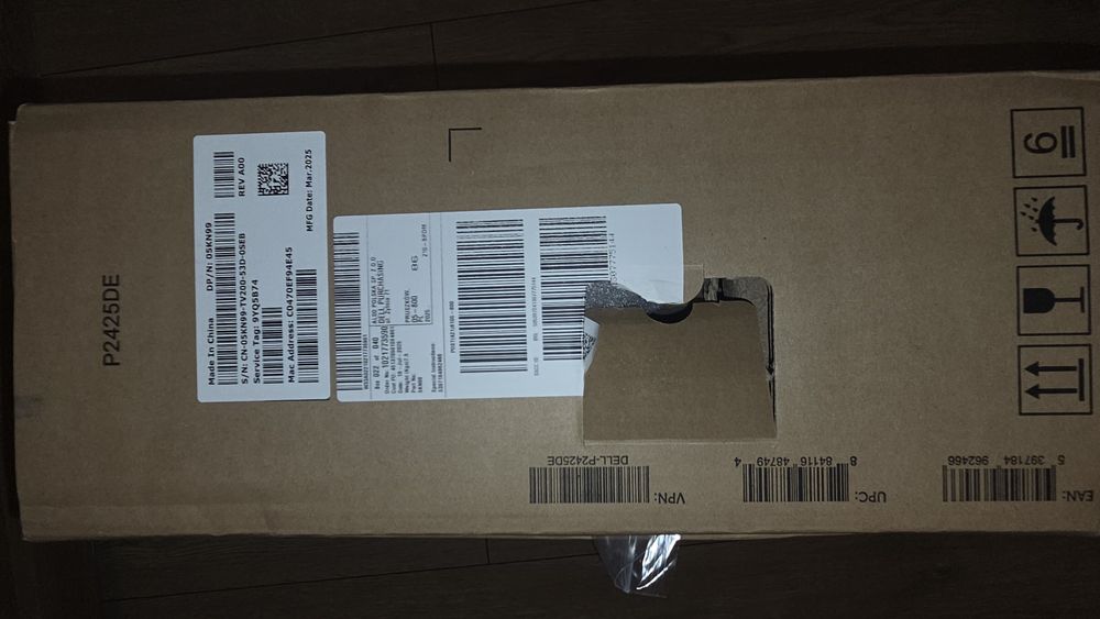 Monitor Dell P2425DE QHD 100Hz GW do 07. 2028, USB-C 90W, pivot, daisy