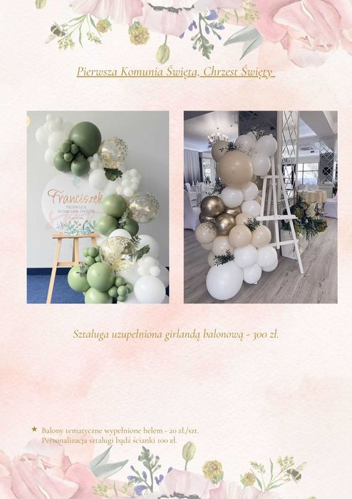 Stylowa Oprawa Przyjęć i Uroczystości