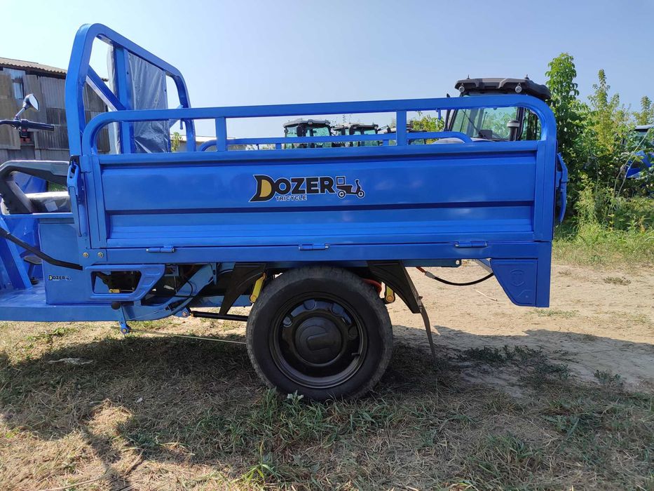 Электро Трицикл грузовой Дозер 1200 ватт Индия с Доставкой домой