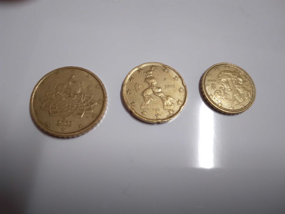 50 - 20 e 10 Cêntimos Itália 2002