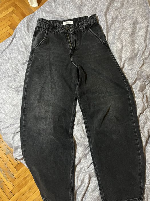 Джинси baggy темно сірі