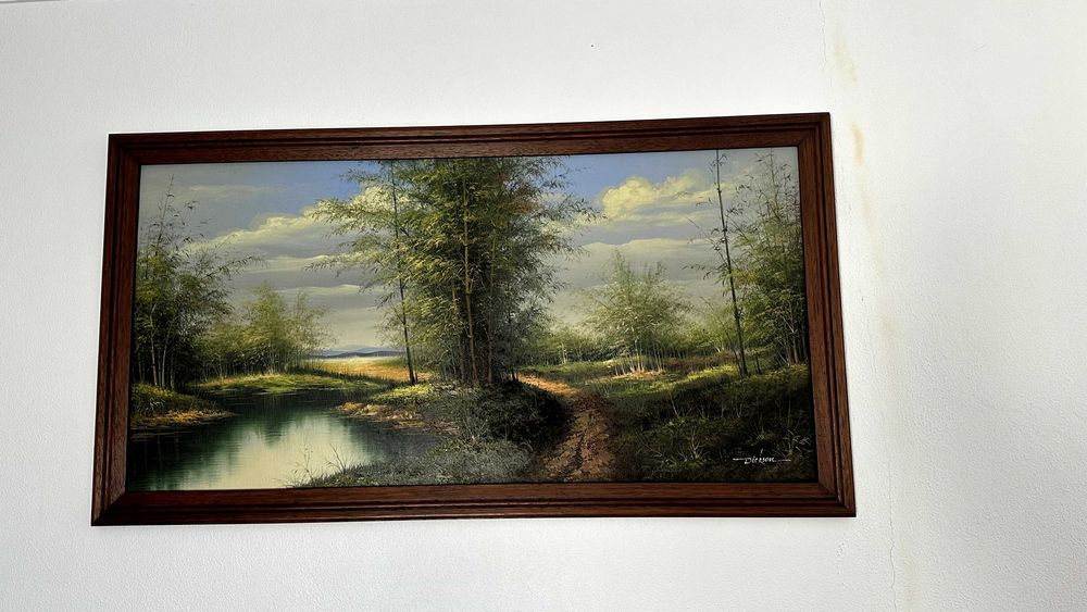 Quadro pintura à mão