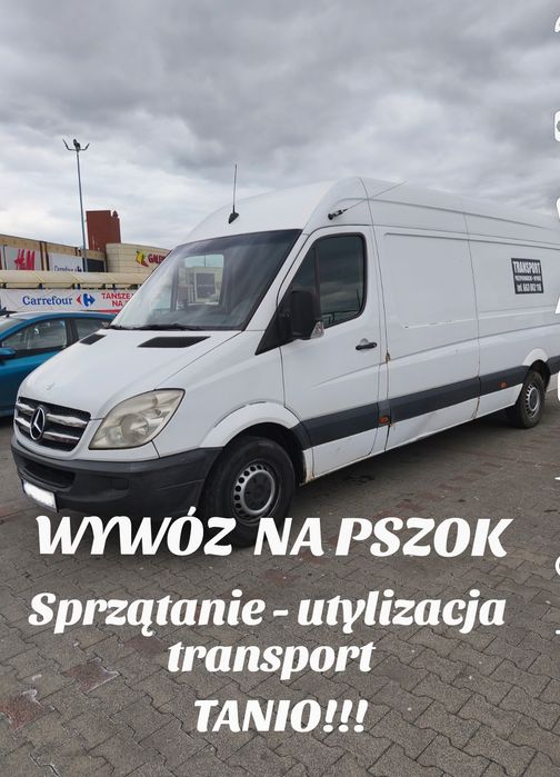 Przeprowadzki, transport wywóz na gratowisko (PSZOK)  tanio!!