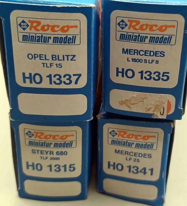 Lote 4 Miniaturas H0 1:87 Roco