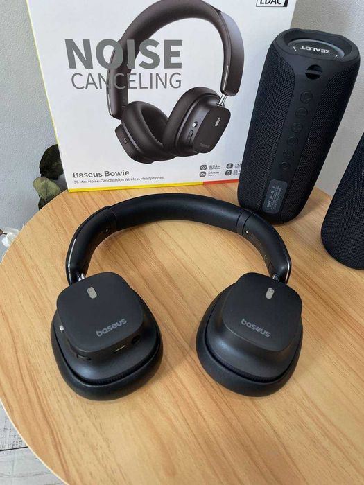 АКЦІЯ!!! Bluetooth навушники Baseus Bowie E30 Max з шумозаглушенням ANC TWS