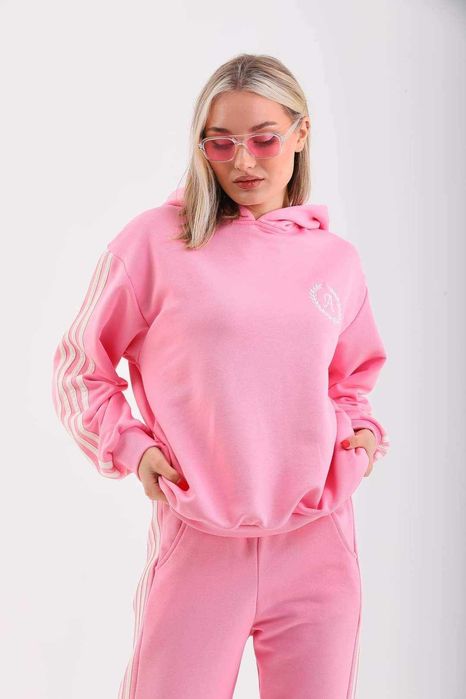 Zestaw komplet dresowy lampasy bluza spodnie S36M38L40