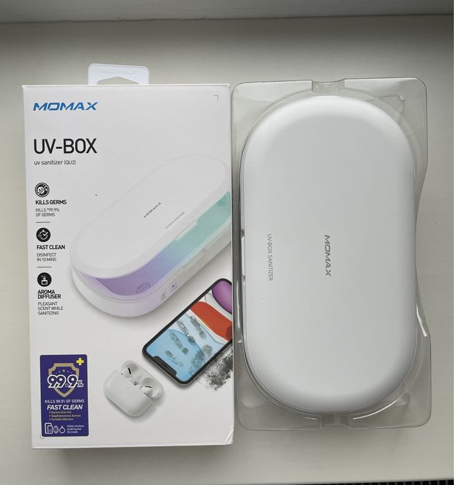 УФ дезинфектор Momax QU2W UV-Box Sanitizer