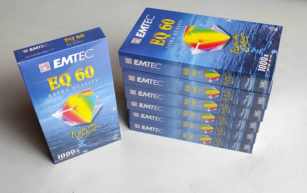 VHS Tapes - EMTEC - EQ60 - BRAND NEW ) Read Ad)