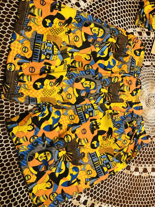 Pesali kolorowe komiks bokserki spodenki męskie chłopięce L