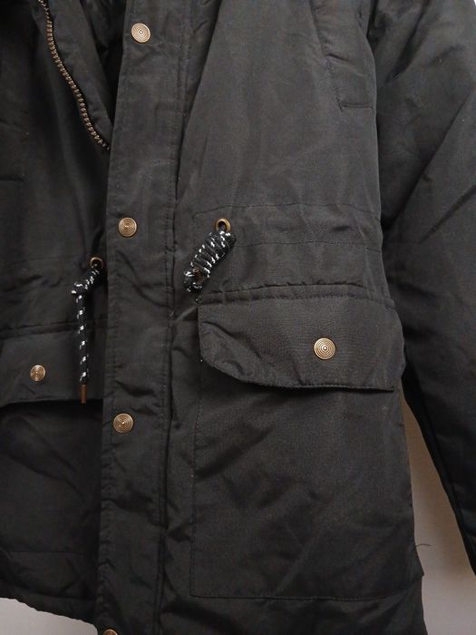 Lee Cooper kurtka damska czarna parka zimowa z kapturem L