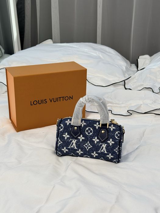 Сумка Louis Vuitton Nano Speedy Denim