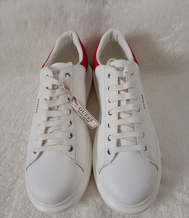 Skórzane sneakersy guess rozmiar 46 casual