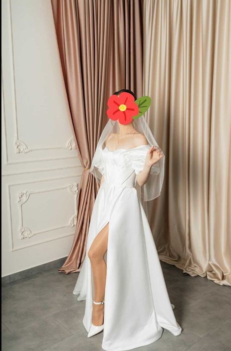 Весільна сукня в ідеальному стані, стильна, комфортна, нова модель