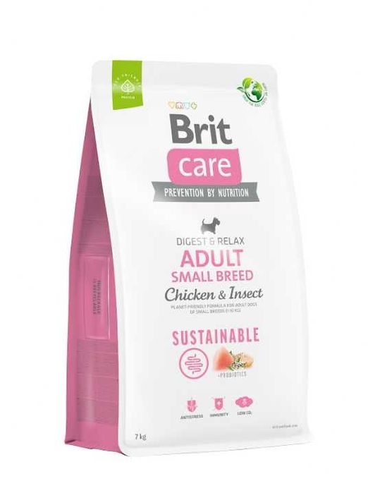 Karma dla psa Btit care Sustainable Small Breed Chicken & Insect 7kg