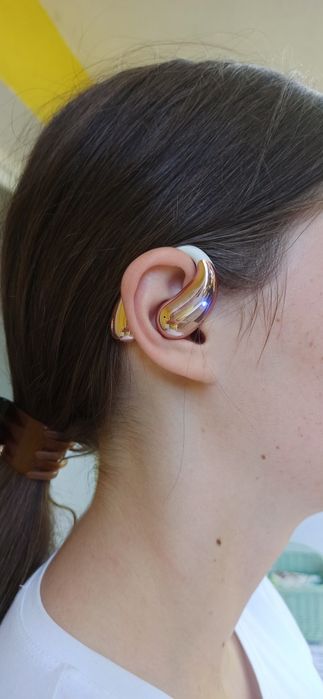 Słuchawki  bluetooth, złote