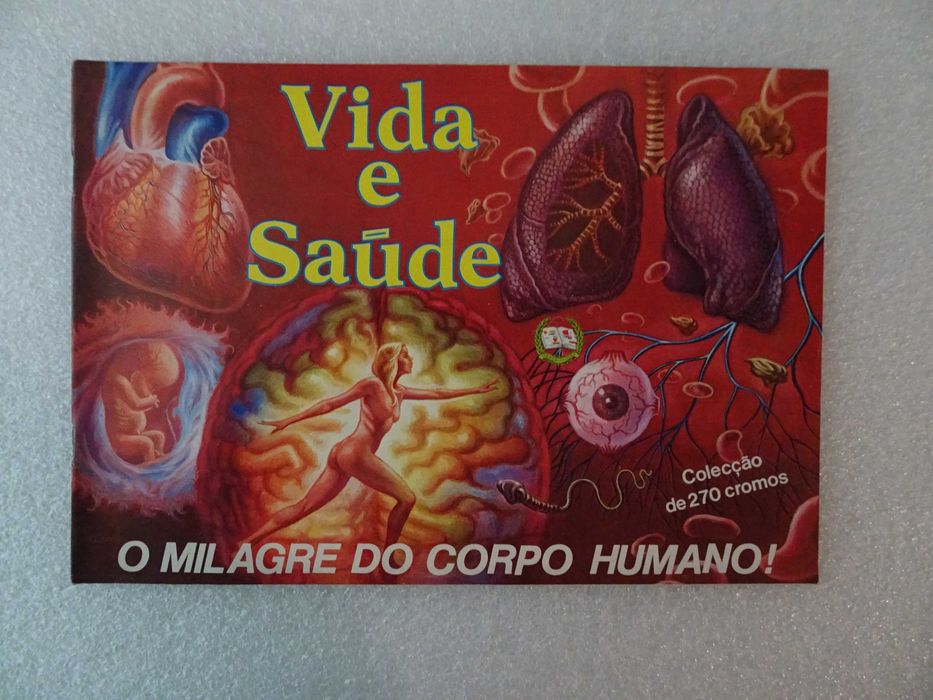Caderneta de cromos vazia Vida e Saúde ---