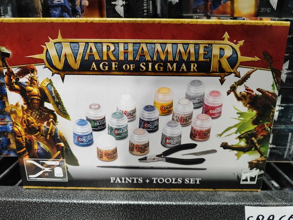 Warhammer Age of Sigmar: Paints + Tools Set