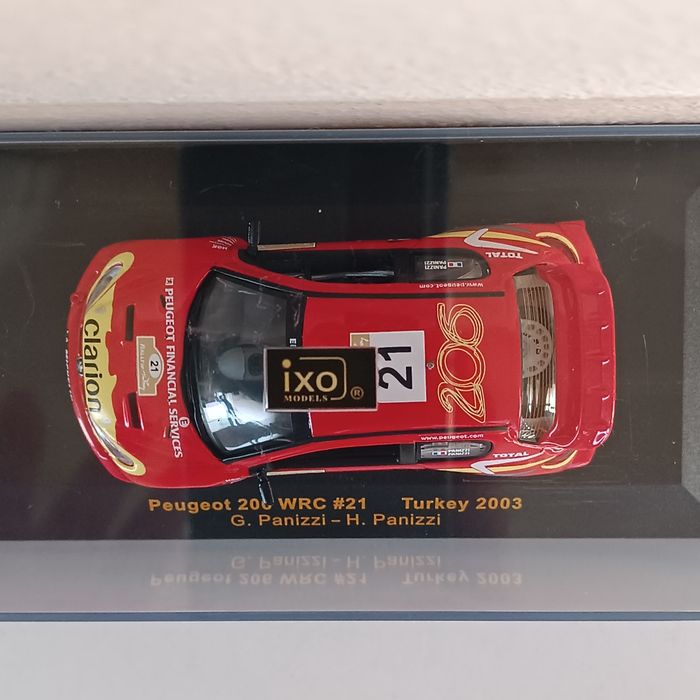 Peugeot 206 WRC IXO 1/43