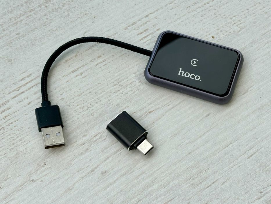 Беспроводной Apple CarPlay адаптер HOCO HU1 карплей в авто через WiFi
