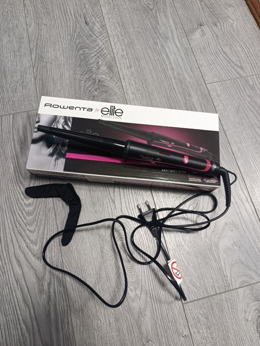 Плоска Rowenta For Elite Model Look Keratin & Shine CF3242F0, конусна