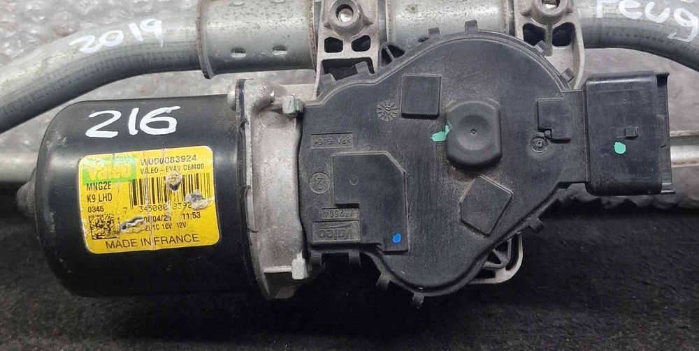 Motor Limpa Vidros Frente PEUGEOT RIFTER ano 2019