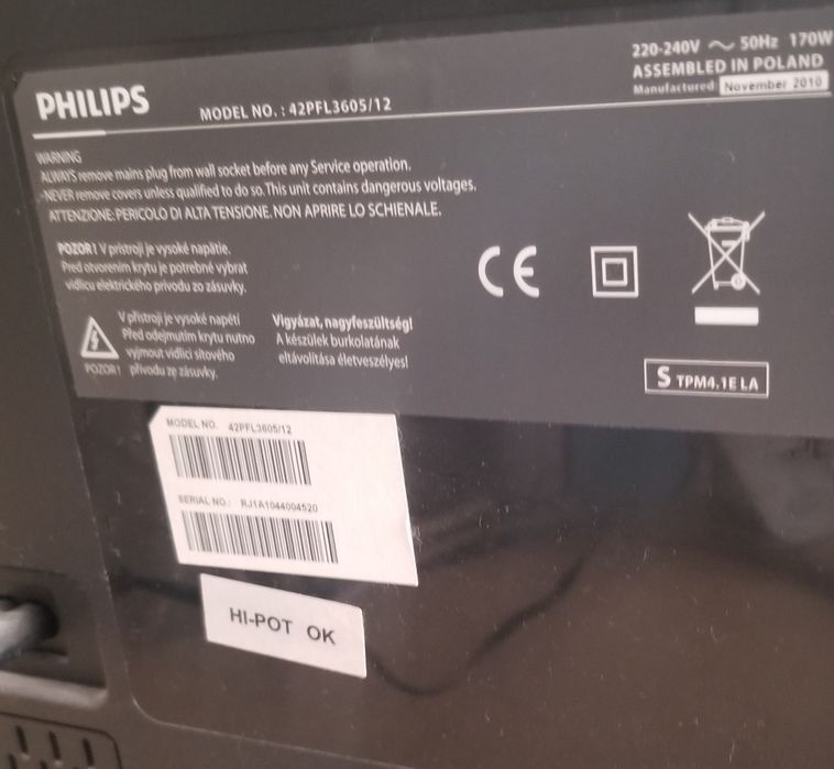 Телевігор Philips 42 дюйма