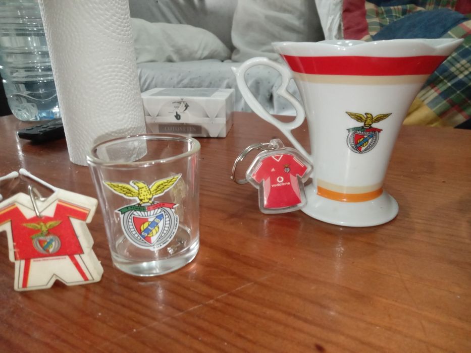 Tudo do Benfica copos porta chaves