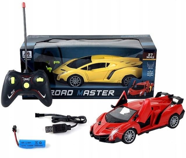 Samochód Zdalnie Sterowany Auto Wyścigowe Rc+pilot