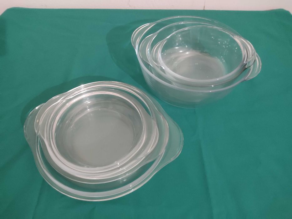 Conjunto de recipientes (pirex)