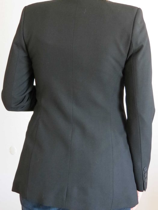 Blazer senhora preto cintado