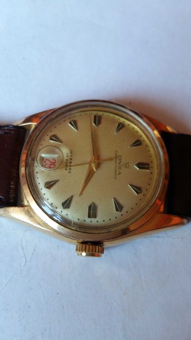 Zegarek ONSA SUPER AUTOMATIC 25 Rubis złoty Rarytas.