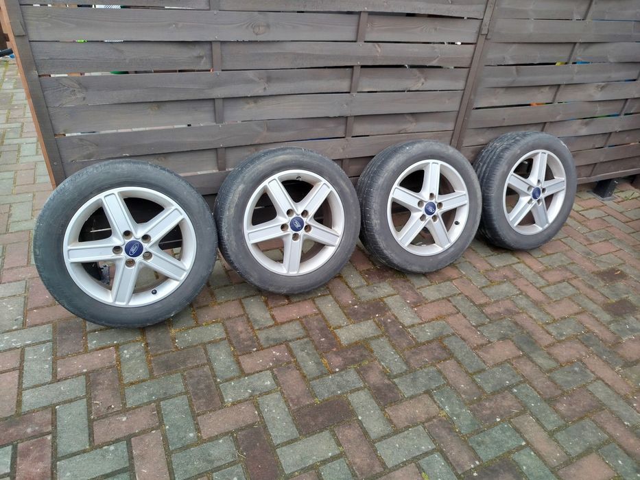 Alufelgi 16 orginalne Ford 5x108 z oponami letnimi 205/55/16