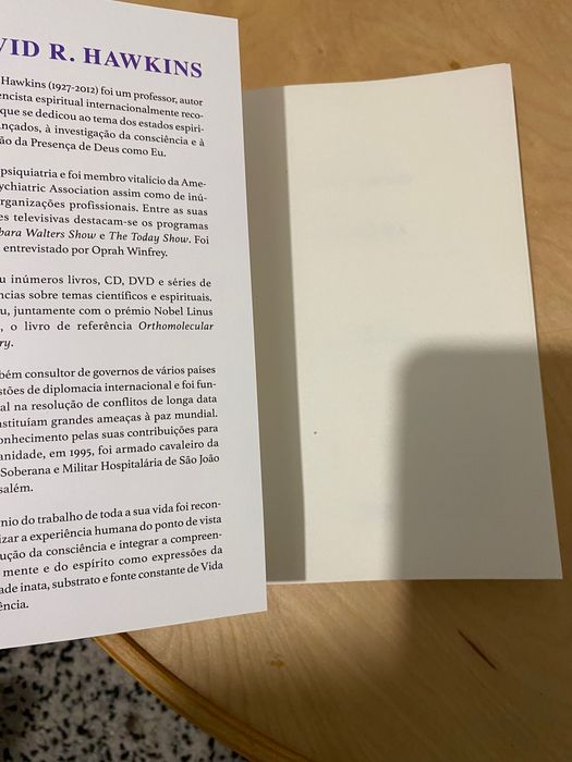 Livro auto cura de David r. Hawkins Novo