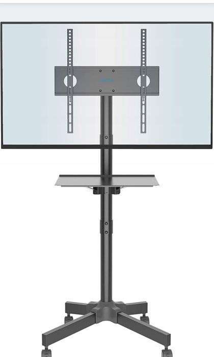 Mobilny Stojak TV z półką Uniwersalny 26-65 cali Uniwersalny na kółkac