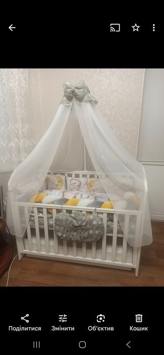 Комплект у дитяче ліжечко – стан нового!
