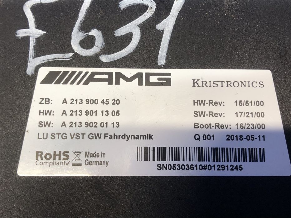 Блок управление dynamic drive Mercedes AMG E63 S розборка