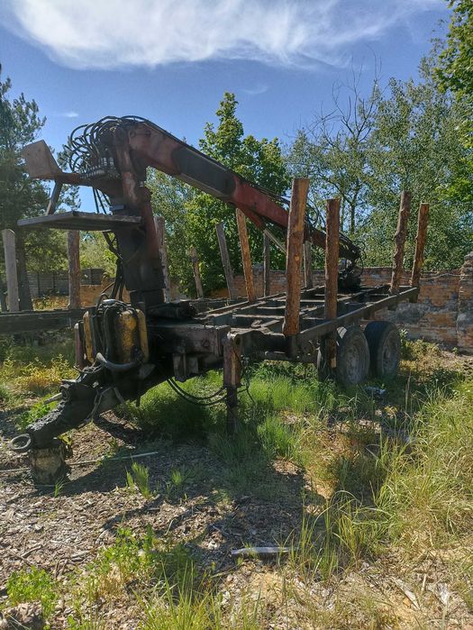 Продам причіп лісовоз маніпулятор