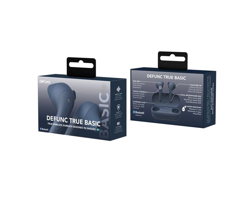 Гарнітура Tws Defunc true basic blue бездротові навушники