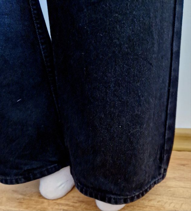 Spodnie Bershka Denim czarne 34