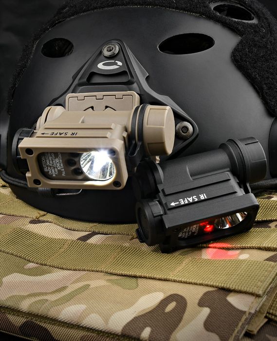 Тактичний ліхтар Sidewinder Compact II налобний+CR123A