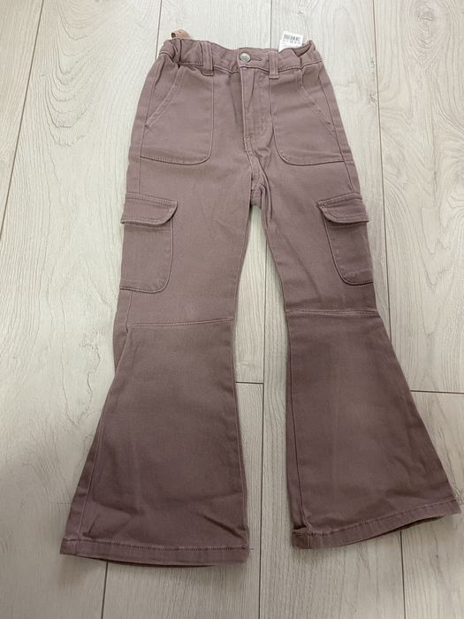 Штани карго, кльош для дівчинки