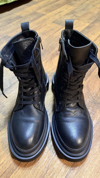 Кожаные ботинки размер 38