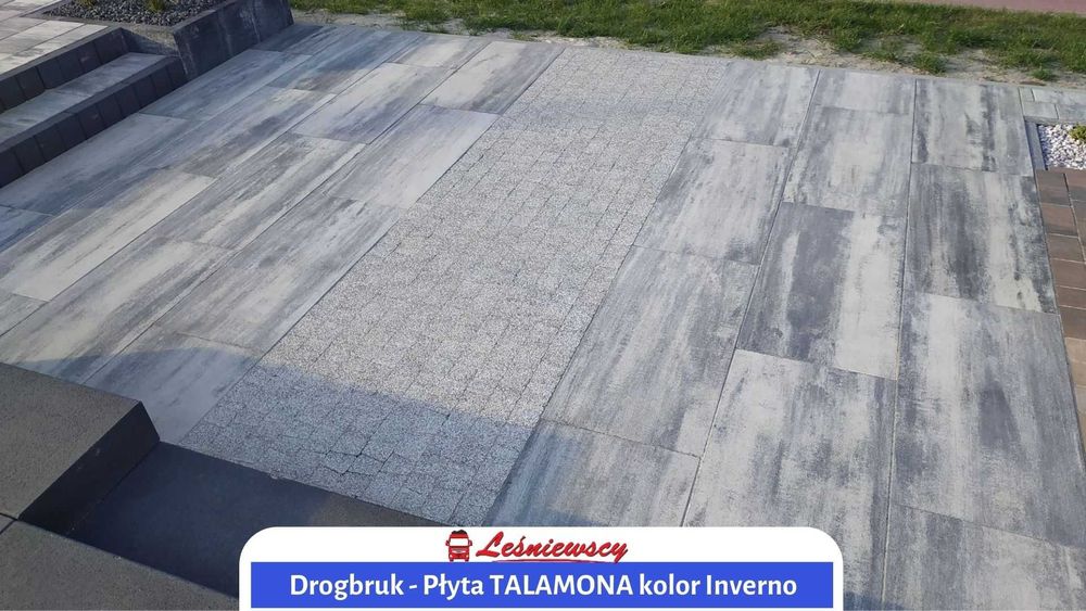 Płyta betonowa Talamona Inverno 100x50x6 DROGBRUK KURIER