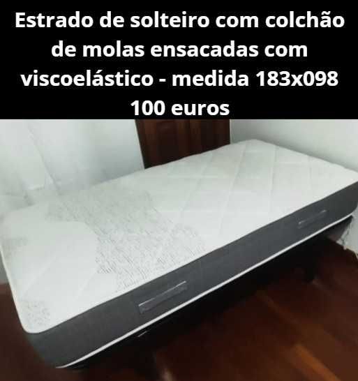 Estrado Solteiro com Colchão