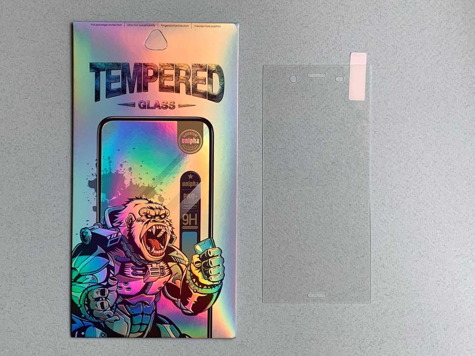 Sony Xperia XZ1 захисне скло повністю прозоре защитное стекло xz zx2