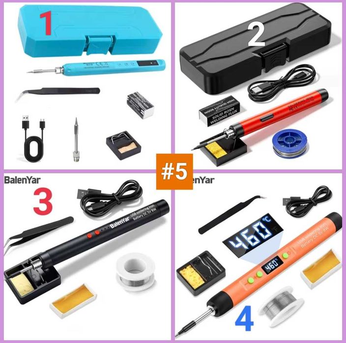 Набор для пайки. Паяльник.