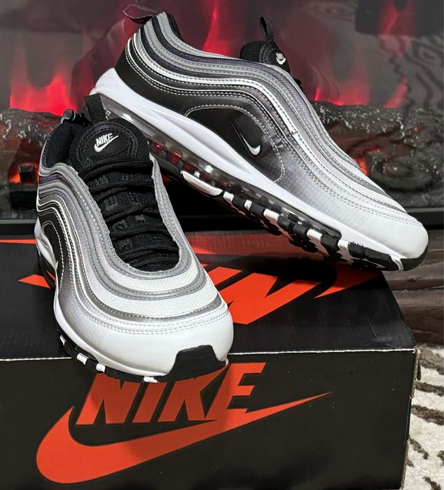 Кросівки Nike Air Max 97 Black & White reflective (41-45р)