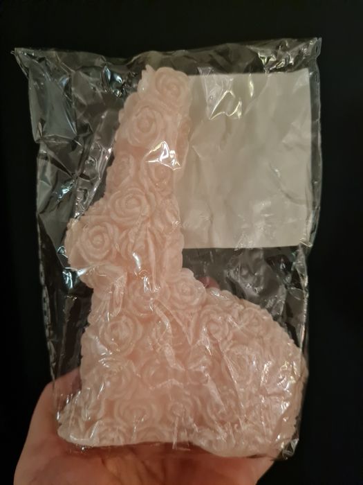 Świece Wielkanoc pisanki zając róż Home You Kik 3 szt. NOWE