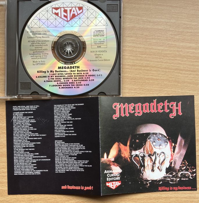 Megadeth - Peace, So Far, Rust, Countdown, Youthnasia, Dystopia, Sick