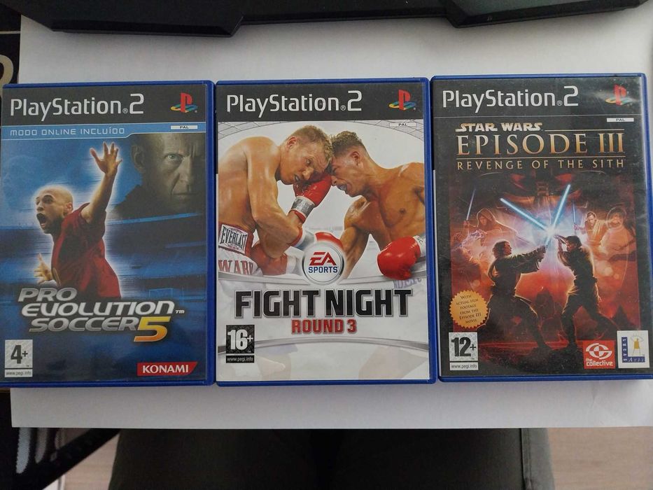 Jogos Playstation 2 originais.